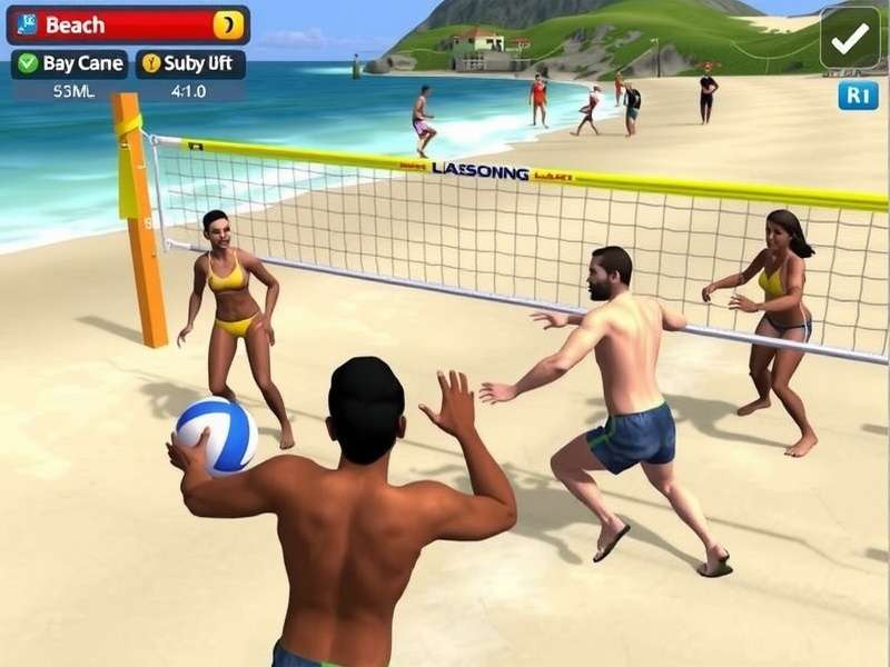 Beach Volley Champions Game Screenshot